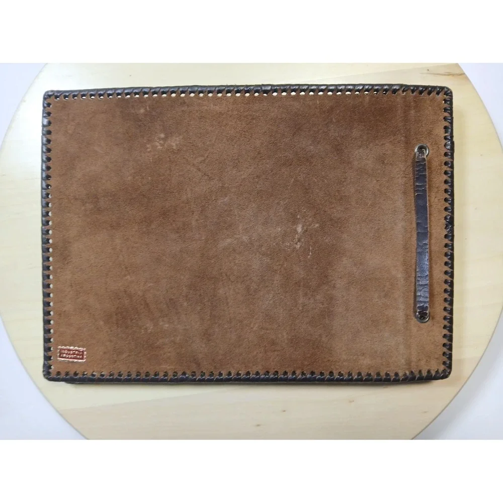 Vintage Argentine Cowhide Photo Album – Handmade Hair-on-Hide & Leather – Gaucho